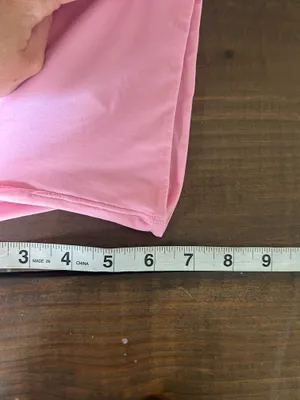 SKIMS Fits Everybody pink Picot Off The Shoulder Onesie XS thumbnail 5
