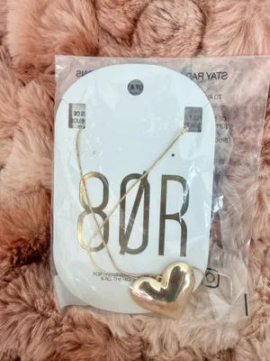 8 Other Reasons Gold Heart Pendant Necklace thumbnail 2