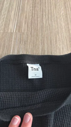 TNA Aritzia Waffle Long Sleeve Cropped thumbnail 2