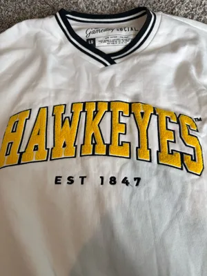Iowa Hawkeyes game day social crew neck thumbnail 4