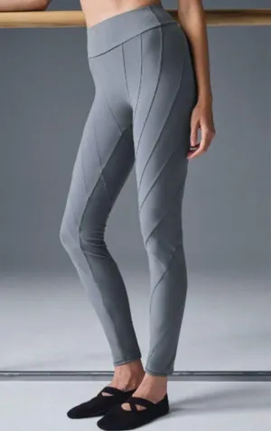 Alo NWT Alosoft High-Waist Sunray Gray Grey Leggings Size M thumbnail 1