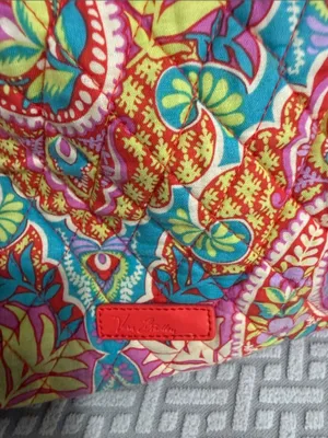 Vera Bradley Quilted Floral Paisley  Drawstring Backpack - Multicolor thumbnail 3