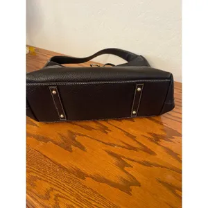 Dooney & Bourke black pebbled, Hobo leather bucket bag thumbnail 10