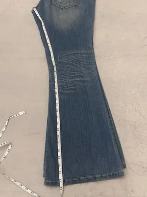 Miss Me Signature Women's Flare Jeans Size 29 Distressed Blue Denim Low Rise thumbnail 7