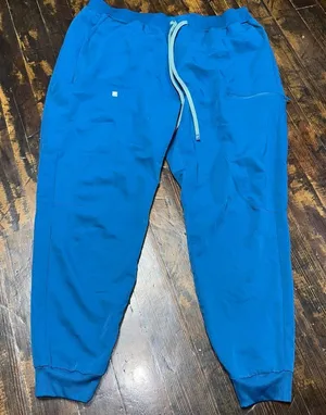 Fabletics bright blue scrub medical athletic 2x joggers thumbnail 1
