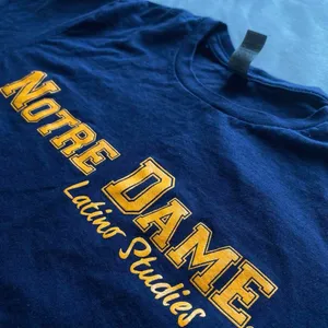Notre Dame navy blue and yellow shirt thumbnail 7