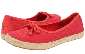 UGG Syleste Espadrille Flats with Bow and Jute Sole thumbnail 1