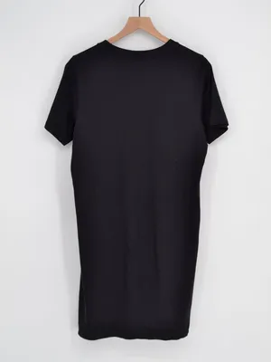 Everlane Cotton T-Shirt Dress Black M thumbnail 3