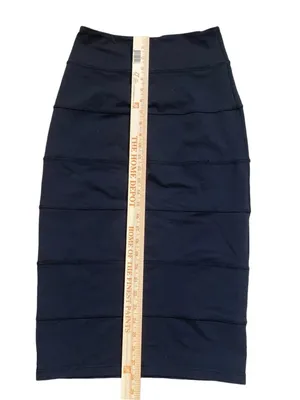 lululemon athletica yoga over Black Panel bodycon Pencil Skirt thumbnail 2