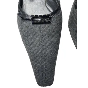 Gray Wool Mules Slip On Women EU 40‎ US 9 Unbranded thumbnail 3