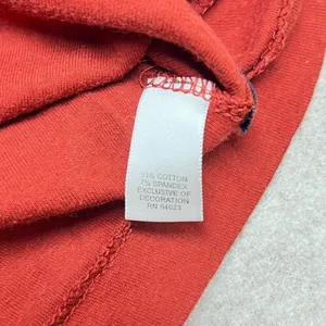 Y2K Banana Republic Womens Small Rust Red Lace Trim Cotton Stretch‎ Tank Top EUC thumbnail 3