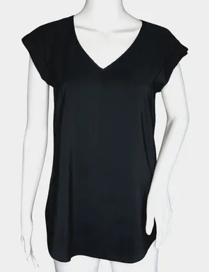 Express Shirt Women Small Black Office Casual Versatile Neutral Basic Minimalist thumbnail 1