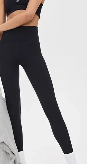 Set Active sculptflex leggings in black thumbnail 1