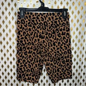 Wild fable leopard biker shorts size M thumbnail 2