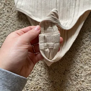 ‼️Zara Beige Ribbed Halter Neck Bodysuit‼️ thumbnail 3