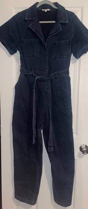 Skies Are Blue Jumpsuit Denim thumbnail 1