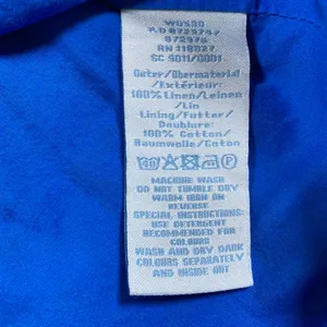 Boden Sara Linen Button Front Blue Floral Skirt thumbnail 5
