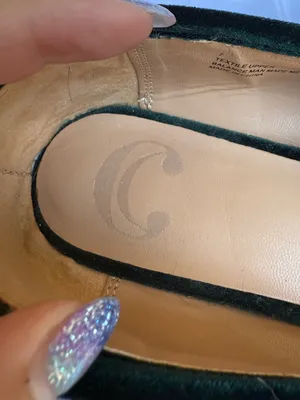 Charming Charlie Emerald Green Velvet Horsebit Loafers Size 7 thumbnail 8
