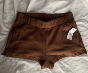 PacSun brown  sweatshorts thumbnail 2