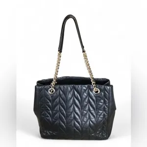 Kate Spade Briar Lane Quilted Purse, Size OS - Black/Gold thumbnail 3