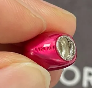 Pandora NEW  Pink Heart Charm thumbnail 3