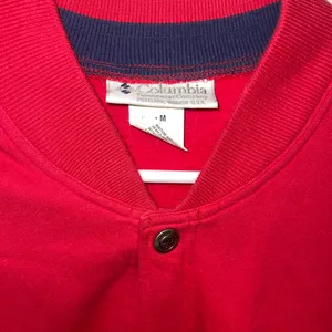 Columbia Sportswear Vibrant Red Snap-Front Jacket Size Medium thumbnail 4