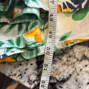 Anthropologie Maeve Maxi Shirt Dress Pineapple Tropical Women's Size M / $278 thumbnail 11