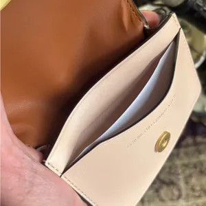 Authentic Coach 1941 calf leather Tan and Gold Card wallet thumbnail 6