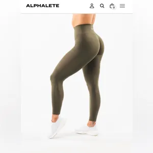 Alphalete Amplify Dusty Green Oak Evergreen Legging- Size XS thumbnail 3