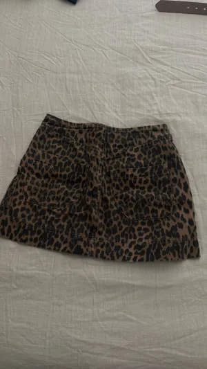 Damson Madder Cheetah Mini Skirt thumbnail 2