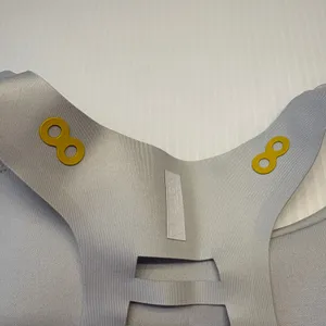 Nike Air Max Sports Bra‎ Womens Medium Grey Yellow Dri-FIT Activewear thumbnail 4