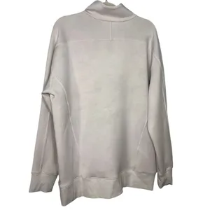 Spanx Quarter Zip Pullover Sweatshirt Women's Size XL Off White thumbnail 2