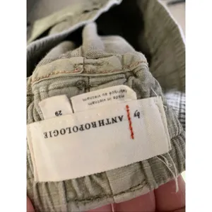 Anthropologie cargo utility pants green women's size 29 thumbnail 3