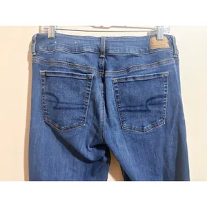 American Eagle Artist‎ Flare Jeans Womens 12 Blue Excellent Super Stretch Denim thumbnail 10