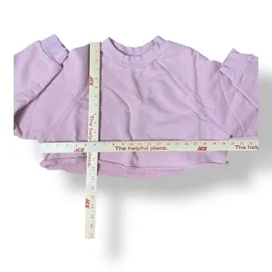 NIA Pink Crop Cotton Pullover Sweatshirt Size XS‎ Lounge Athleisure thumbnail 3