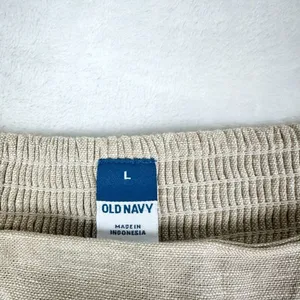 Old Navy Sleeveless Square Neck Midi Dress Size Large Flax Linen NEW Vacation thumbnail 8