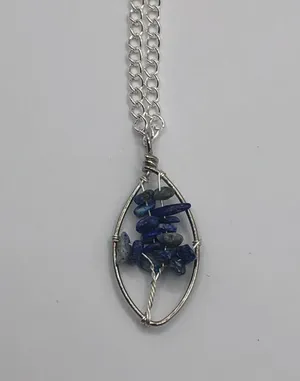Lapis Lazuli Necklace Blue thumbnail 2