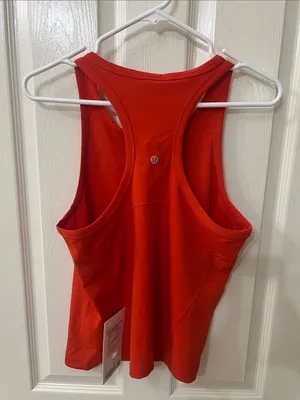 Lululemon Align Waist-Length Racerback Tank Top in Cherry Ember thumbnail 5
