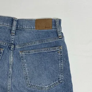 Madewell The Perfect Vintage Jeans Straight Leg Sz 27 Ainsworth Frayed LightWash thumbnail 11