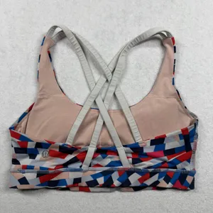 Lululemon Energy Bra Women’s Size 6 Capoeira Multi Medium Support Sports Bra thumbnail 2