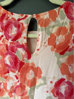 Tyler Böe Silk Floral Print Dress XS thumbnail 11