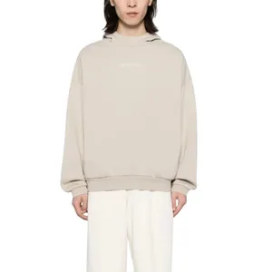 Fear of God Essential Logo-print Hoodie in Neutral size Large thumbnail 2