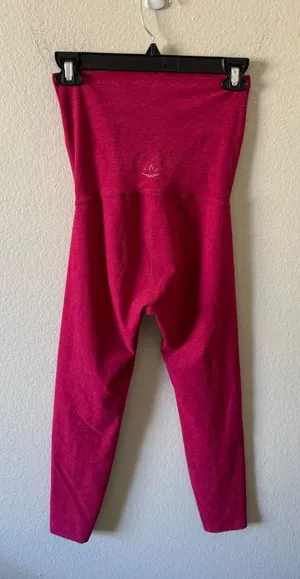 Beyond Yoga Spacedye Love the Bump Maternity Legging Size S Sangria Heather thumbnail 1