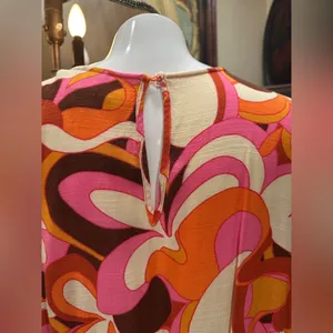 Ava & Viv Multicolor Tropical Tie Wrap Romper thumbnail 4
