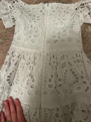 Gianni Bini Dress White Eyelet thumbnail 4