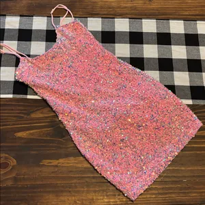 Lucy in the Sky xs Sequin Dress pink thumbnail 1