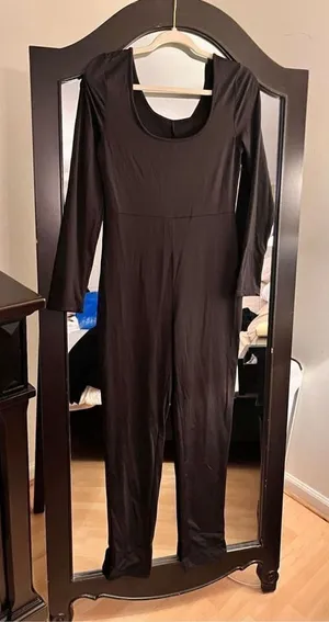 NEW Bodysuit Jumpsuit 1 Pc Romper Catsuit Large thumbnail 1