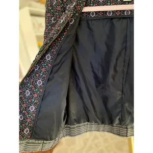 Forever 21 Ditsy Floral Quilted Bomber Jacket Y2K Revival 90s Gen Z Artsy Edgy S thumbnail 4
