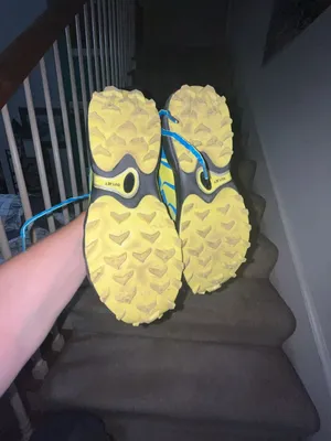 OUTJET Waterproof Hiking Shoes Blue Yellow Size 8 thumbnail 4