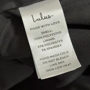Lulus Perfected Aesthetic‎ Black Satin Ruffled Bustier Mini Dress Size S thumbnail 12